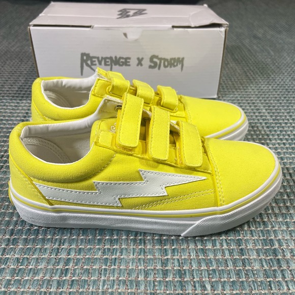 Revenge x Storm Yellow Strap Kids Sz 3Y Authentic %100 New - Picture 3 of 7